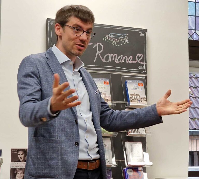 Titus Müller ist wieder bei Bücher Beckmann zu Gast. Foto: privat