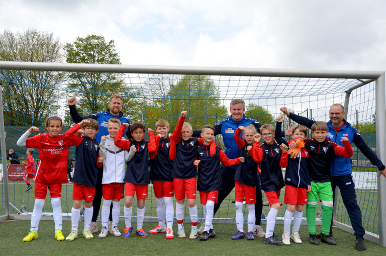 Als lokaler Vertreter nahm die U10 des Werner SC am hochkarätig besetzten Turnier in Hamm teil. Für Trainerteam und Mannschaft war das einer der Höhepunkte des Jahres. Foto: privat