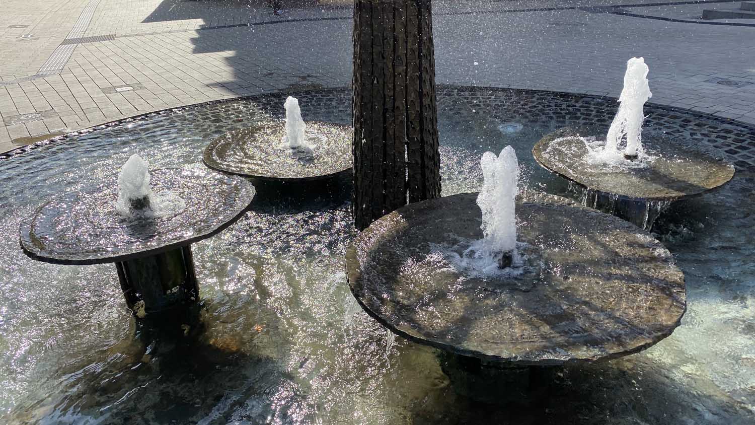 Verschiedene Brunnen in Werne dienen als Stationen für die Pilgerinnen. Foto: Gabriele Kranemann