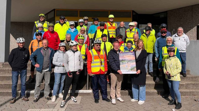 Eine bemerkenswerte Teilnehmer-Resonanz fand der diesjährige Auftakt zum Stadtradeln. Foto: Stadt Werne