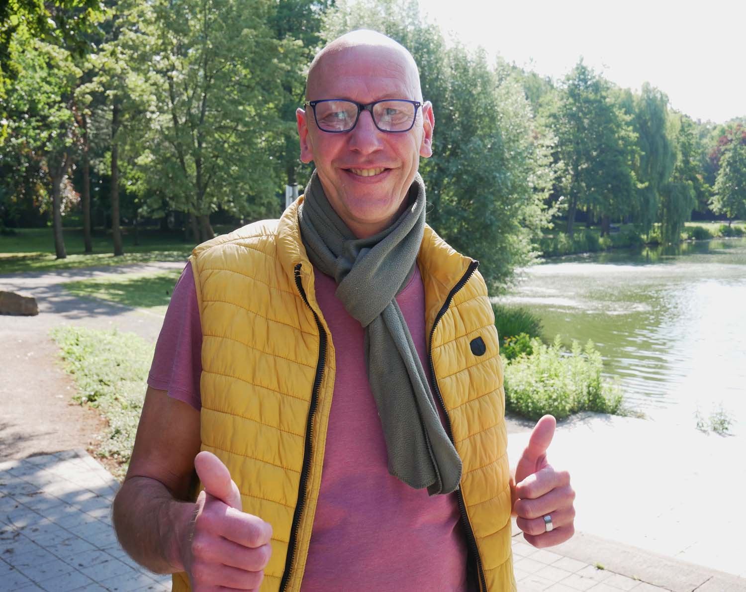 Volker Abdinghoff tritt bei der Kommunalwahl am 14. September als parteiloser Bürgermeisterkandidat an. Foto: Gaby Brüggemann