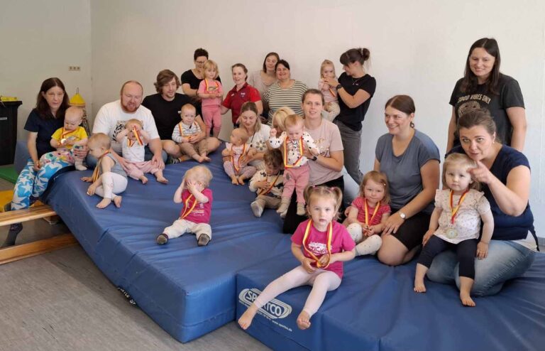 Die WSC-Minimäuse waren mit Feuereifer dabei. Foto: SSV