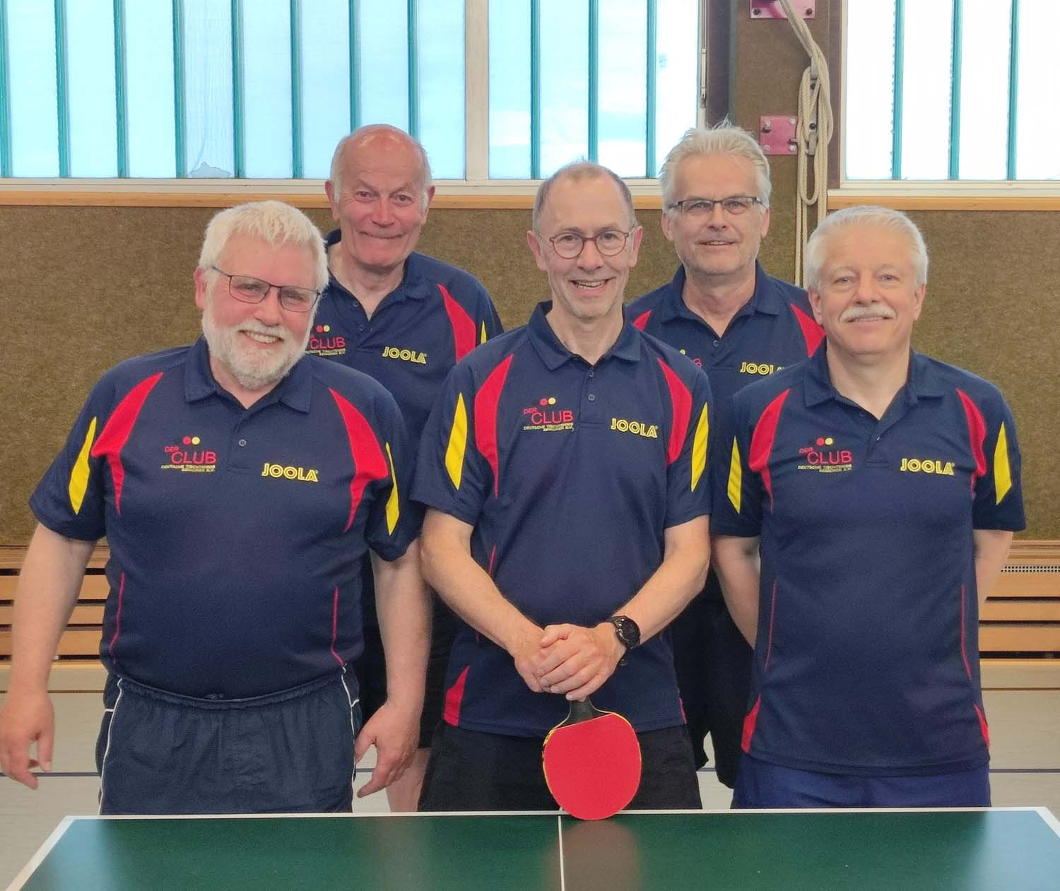 Die Starter aus Werne (v. l.): Axel Brocke, Alfons Högemann, Martin Brocke, Wolfgang Heise, Thomas Gerstmann. Foto: TTC Werne
