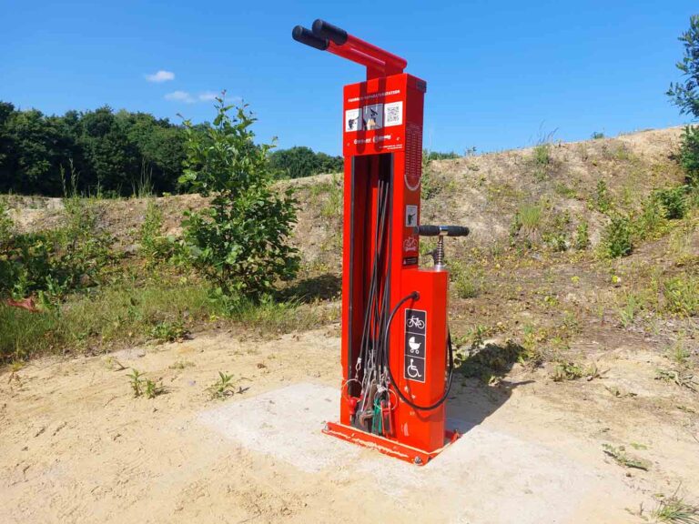 Eine brandneue Servicestation steht am Bikepark zur Verfügung. Foto: Wagner