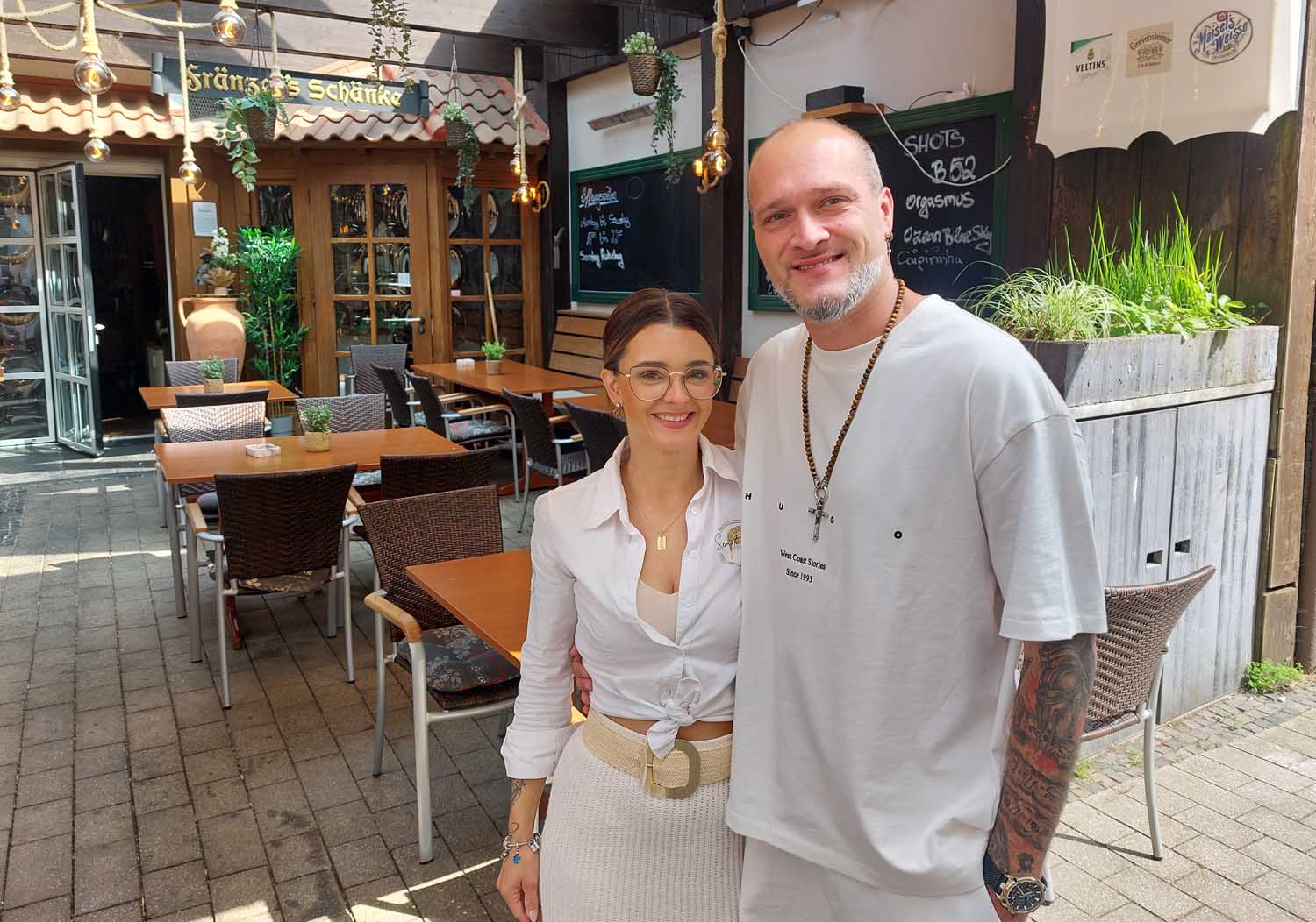 Nadine und Niko Tzes hoffen, dass Mittagstisch und Lieferservice Anklang in Werne finden. Foto: Wagner