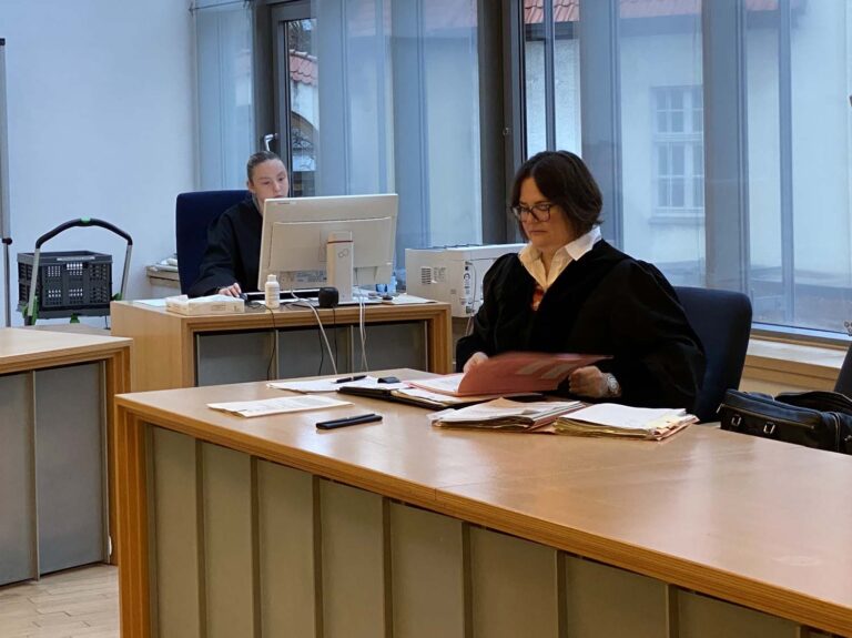 Staatsanwältin Jennifer Preyss will in der Sitzung am 11. Juni zum Misstrauen der Verteidigung gegen die bestellten Gutachter Stellung beziehen. Archivbild: Schwarze
