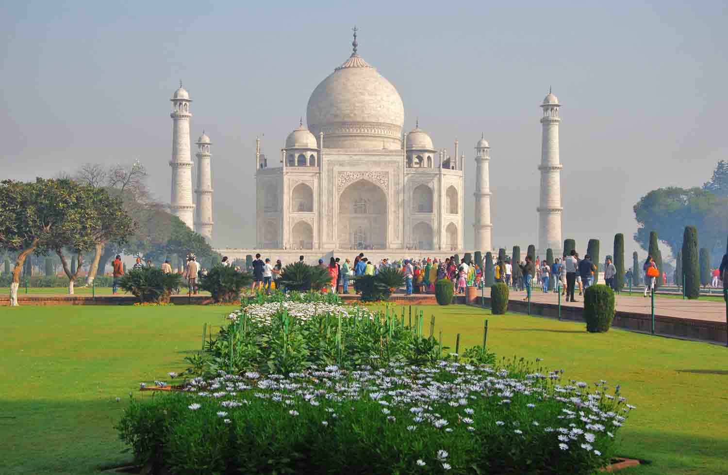 Das Grabmal Taj Mahal. Foto: K. H. Schwarze