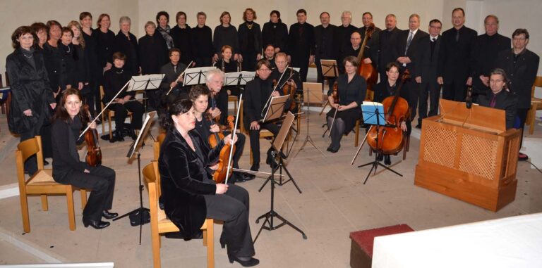 Das Verina-Ensemble, der Kammerchor der Christophorus-Gemeinde, präsentiert am Pfingstsonntag die „Missa Secunda“ von Hans-Leo Hassler. Foto: privat