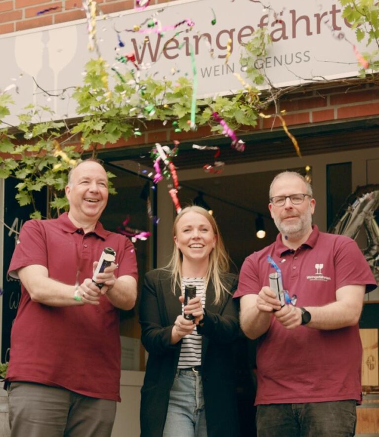 Das Team der "Weingefährten" lädt zum fünften Geburtstag ein. Foto: privat