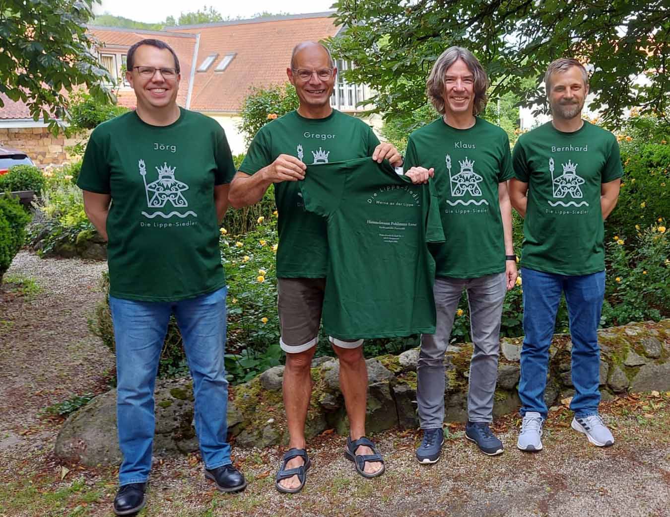Das Werner Team mit (von links) Jörg Kreienbaum-Bülau, Gregor Korte, Klaus Niemann und Bernhard Rimatzki zog sich bei den Deutschen Meisterschaften achtbar aus der Affäre. Foto: Nicole Niemann