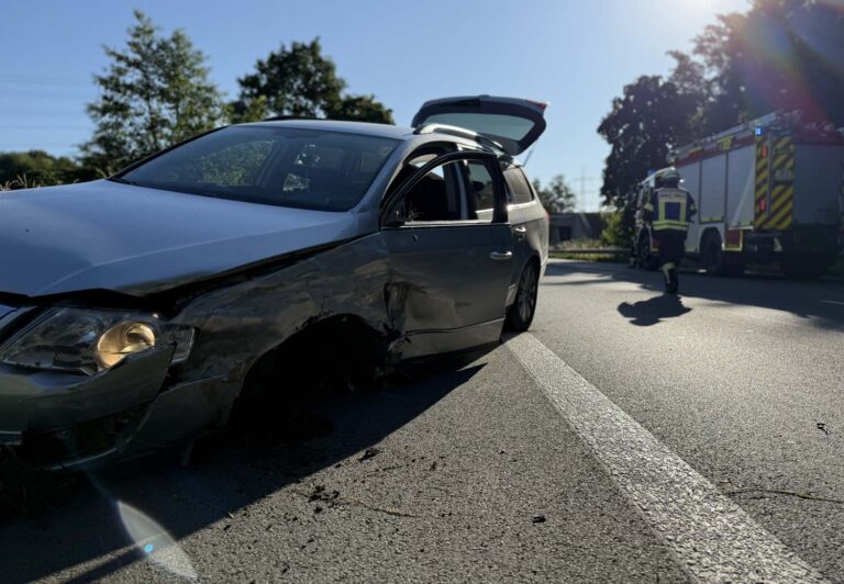 Ein Verkehrsunfall ereignete sich am Dienstag auf der Nordlippestraße. Foto: FFW