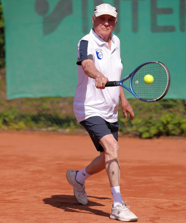 Friedel Grewe zeigte eine starke Leistung für den TC Blau-Weiß. Foto: Verein