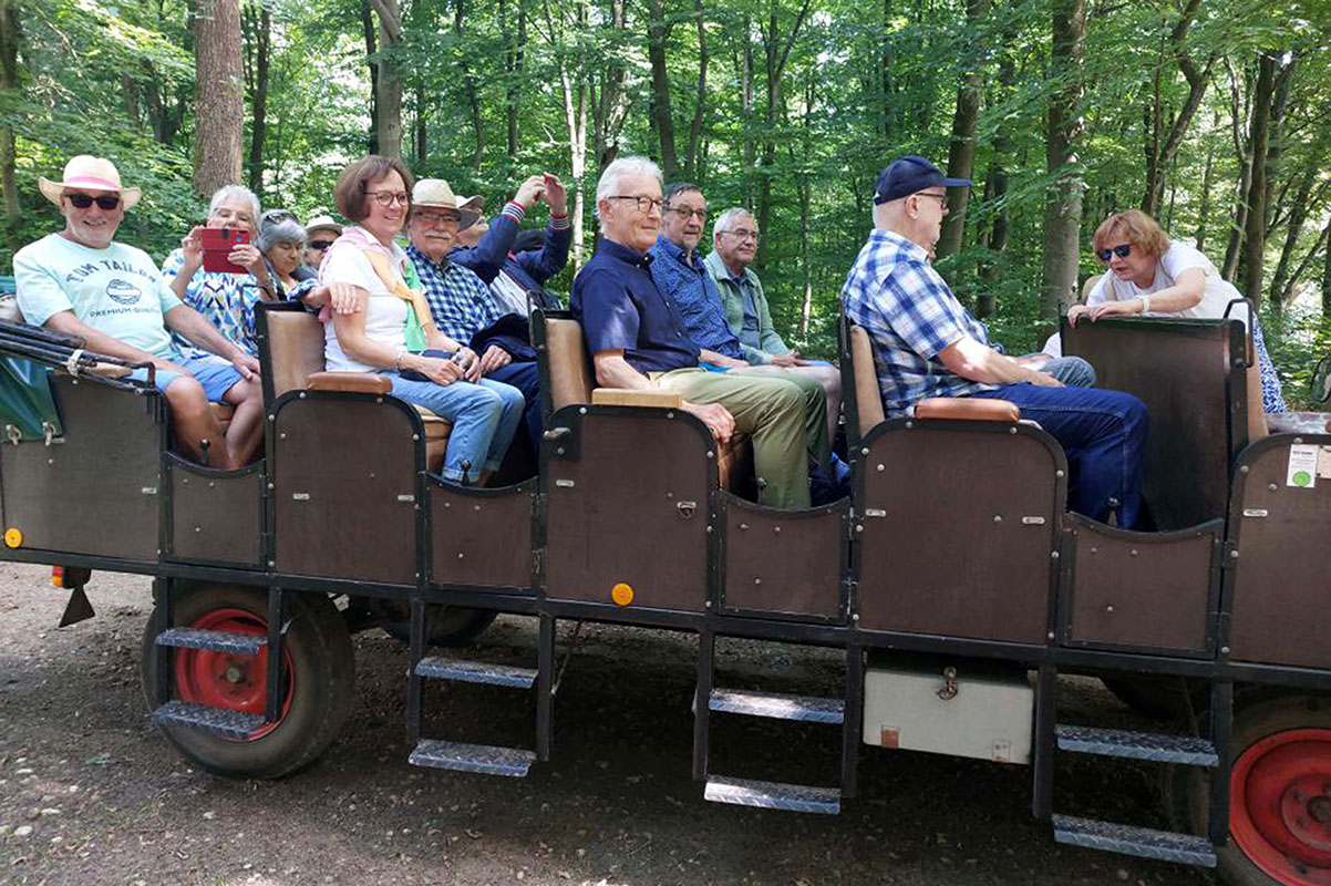 Gute Stimmung herrschte bei den TeilnehmerInnen des Jahresausflugs in die Lüneburger Heide. Fotos: WSC