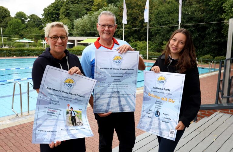 Wasserfreunde feiern besonderes Jubiläum im September gleich dreifach