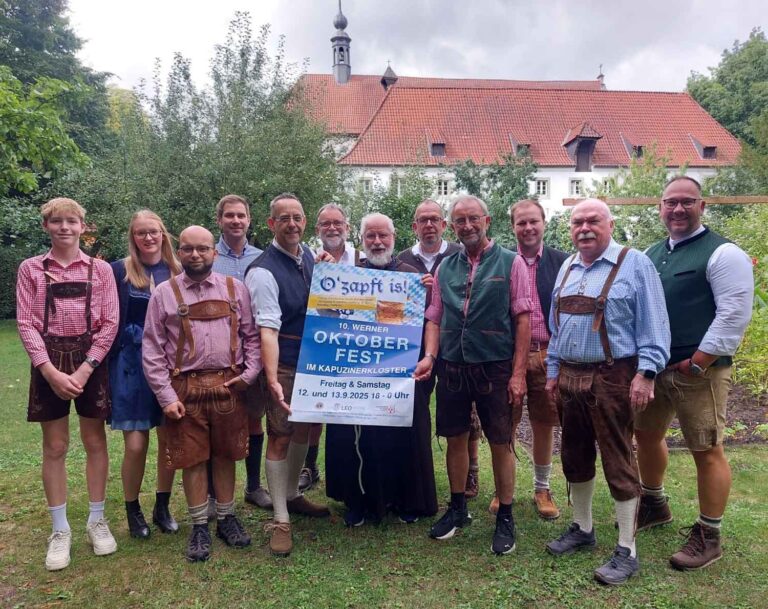 Anfang September laden die Lions wieder zum Oktoberfest ein. Es ist die zehnte Ausgabe im Klostergarten. Foto: Wagner