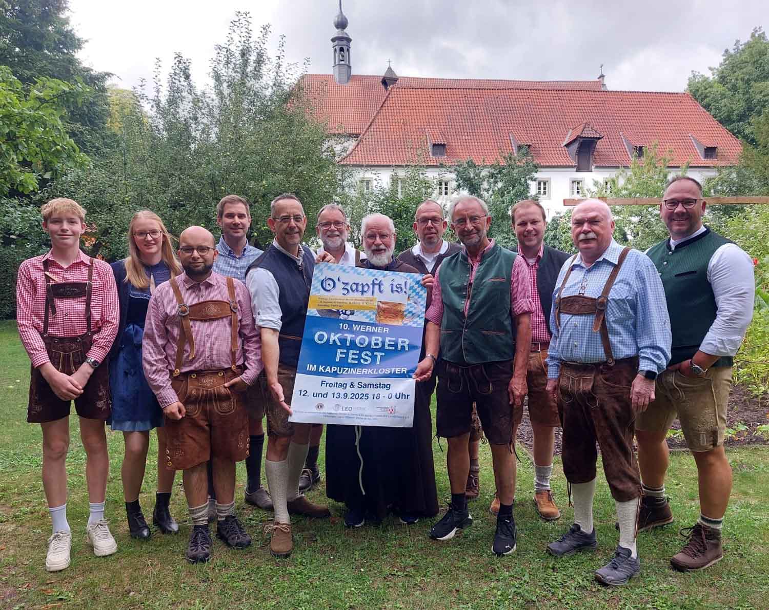 Anfang September laden die Lions wieder zum Oktoberfest ein. Es ist die zehnte Ausgabe im Klostergarten. Foto: Wagner