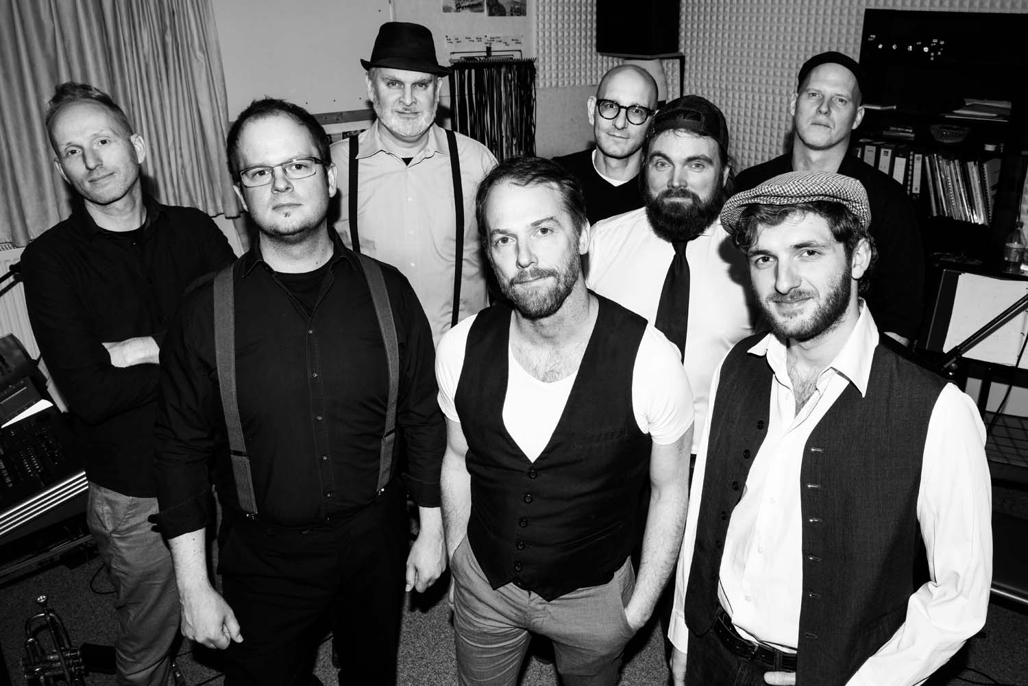 Die Kölner Ska-Band THE SLAPSTICKRS kommt Anfang September ins Kulturzentrum flözK. Fotos: Band
