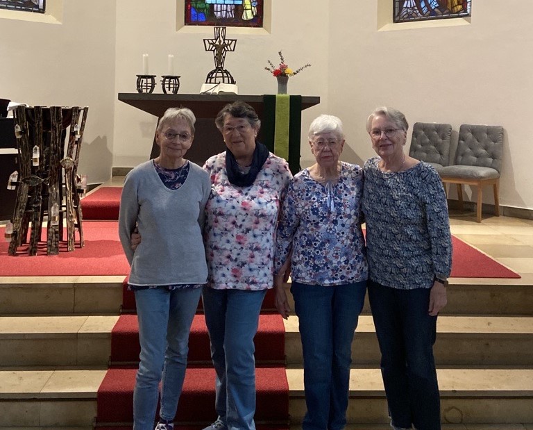 Auf ein schönes Jubiläum freuen sich (von links): Renate Jürdens, Karin Teuber, Brunhilde Moos-Kleiböhmer und Margarete Holzrichter. Foto: privat