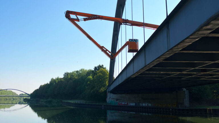 Die Kanalbrücke in Bergkamen wird noch einmal gesperrt. Foto: Straßen.NRW
