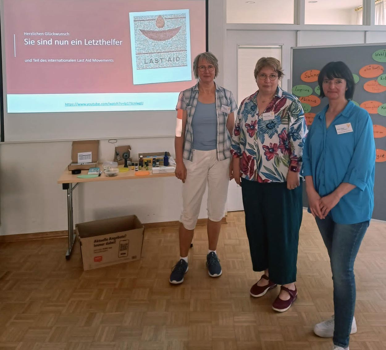 Die zertifizierten Kursleiterinnen der Hospizgruppe Werne e.V. vermitteln grundlegendes Wissen. Foto: privat