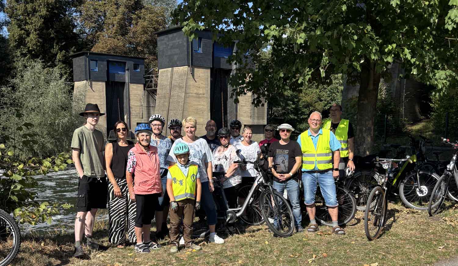 Eine interessante Radtour unternahmen Mitglieder der Martinsgesellschaft. Foto: privat