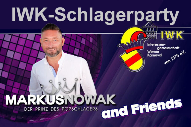 Markus Nowak moderiert die IWK-Schlagerparty am 11. Oktober in der Gaststätte Tingelhoff in Stockum.