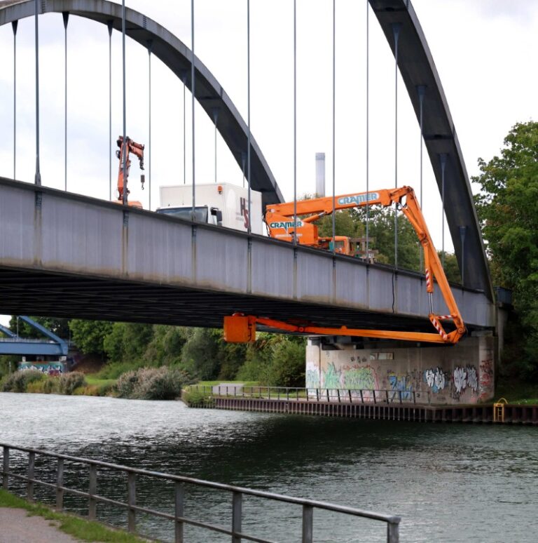 Sperrung der Kanalbrücke geht ab Freitagabend in die nächste Runde