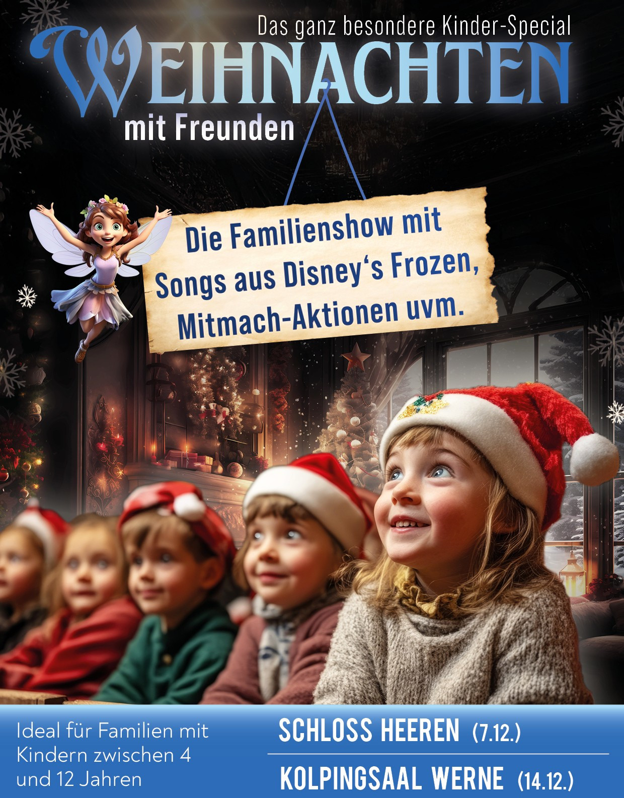Vom Weihnachtsmarkt direkt in den Kolpingsaal zum Konzert 