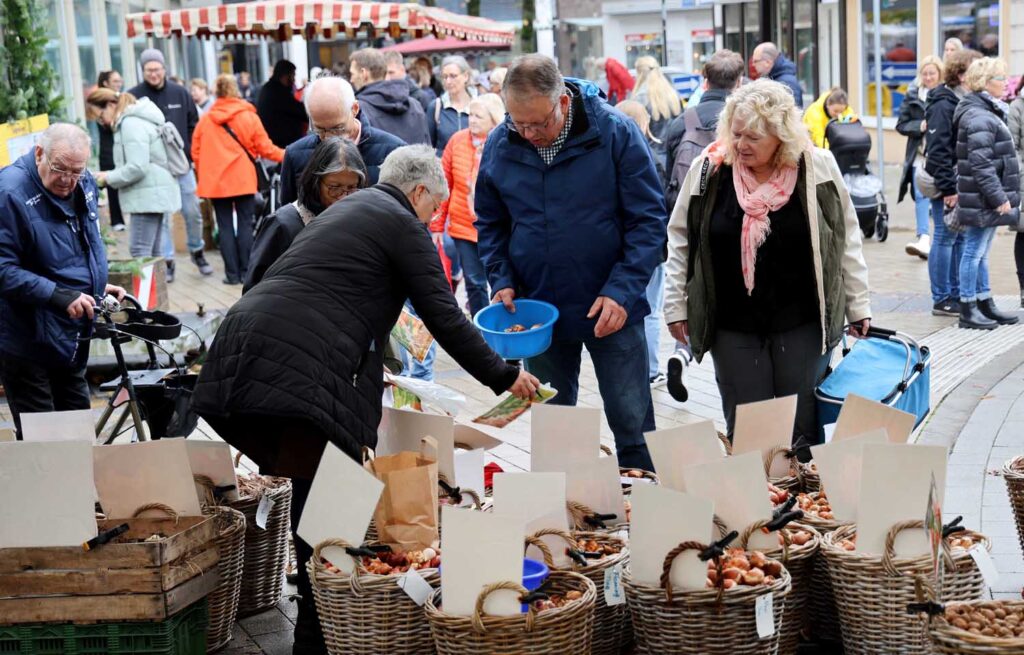Die angenehme Qual der Wahl - die Sortenvielfalt lockt immer viele Kunden an.