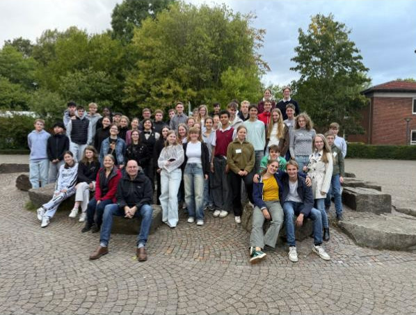 Ihr Fach Griechisch lernten 50 Schüler/innen der NRW-Griechischakademie jetzt am Gymnasium St. Christophorus aus vielen Blickwinkeln kennen. Foto: privat