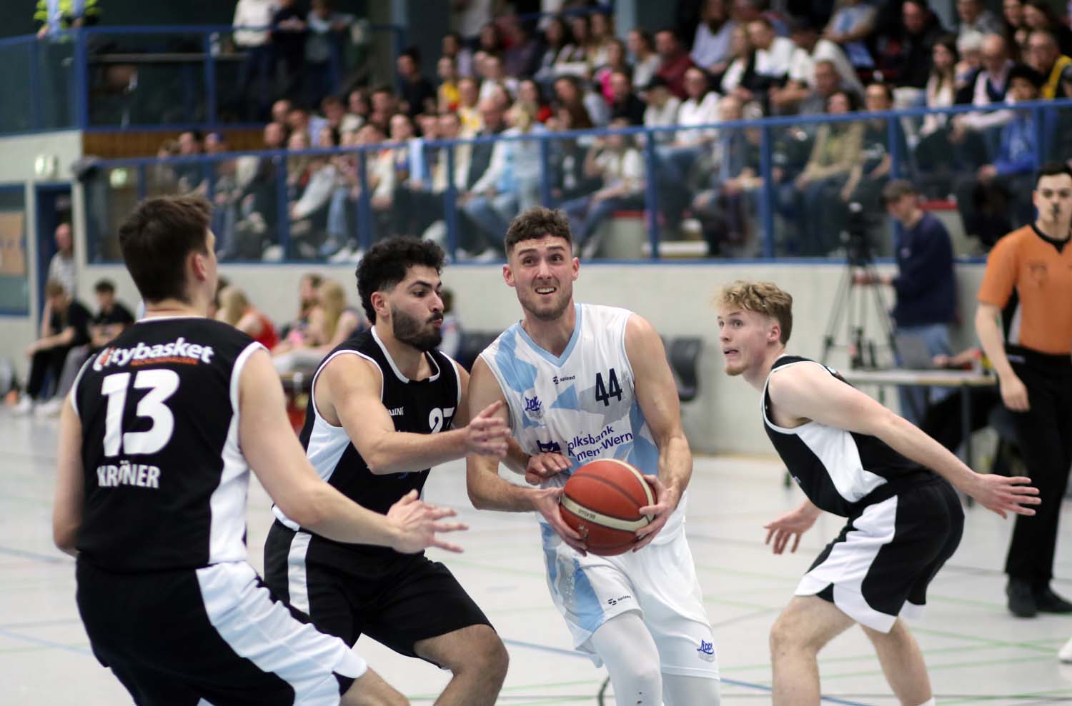 Janne Bromisch und die LippeBaskets schieden gegen die City Baskets Recklinghausen im Pokal aus. Archivfoto: Wagner