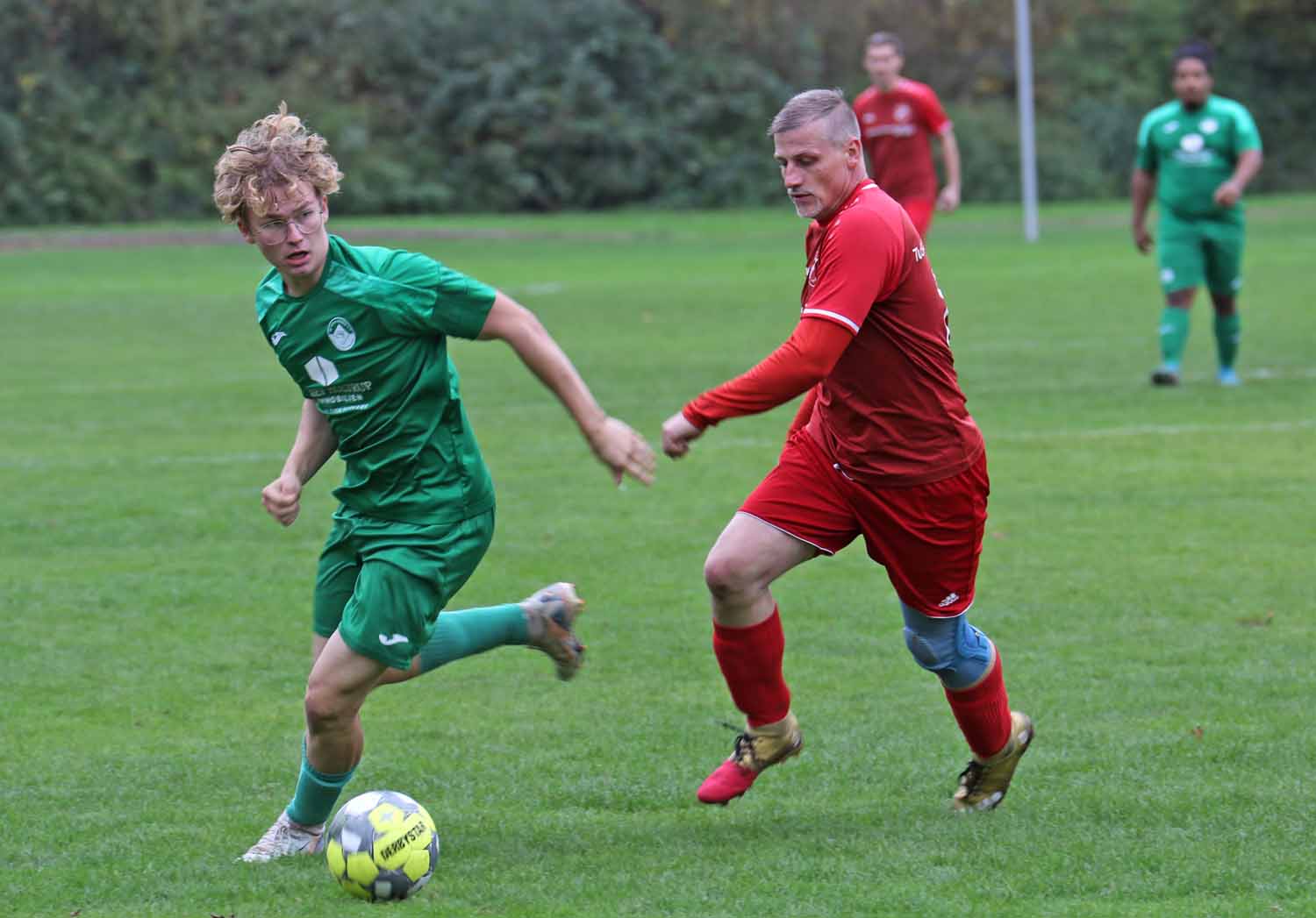 Paul Arnts erzielte das zwischenzeitliche 2:2 beim Punktgewinn des SV Stockum in Flierich-Lenningsen. Foto: Wagner
