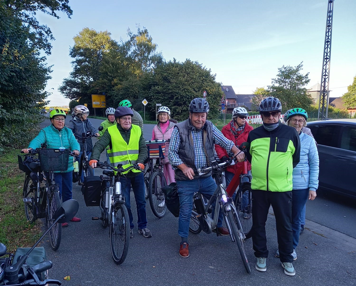 Zum letzten Mal im Jahr 2025 erkundete die Radlergruppe des Heimatvereins die Umgebung. Foto: Verein