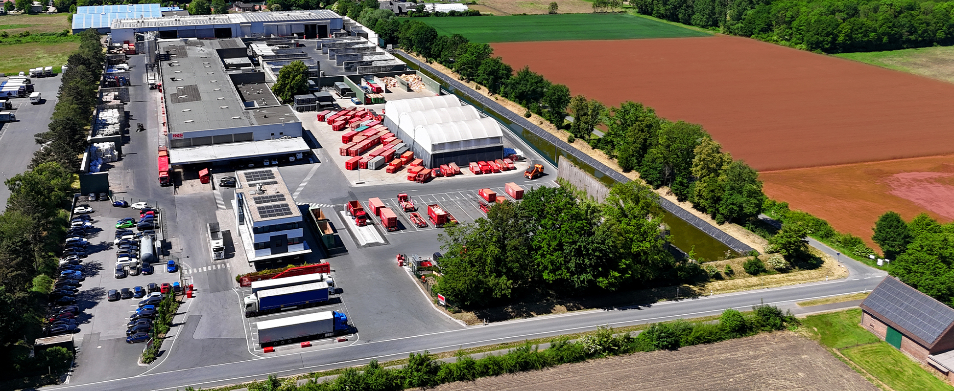 An der Capeller Straße in Werne wird die RCS-Gruppe in nördlicher Richtung erweitern, um Recycling und Kreislaufwirtschaft weiter voranzutreiben. Foto: RCS