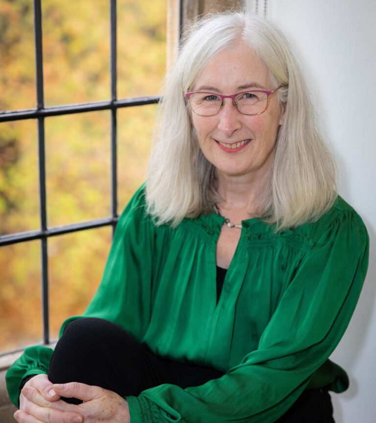 Historikerin Lyndal Roper informiert in einem Webvortrag über die Bauernkriege. Fotos: privat