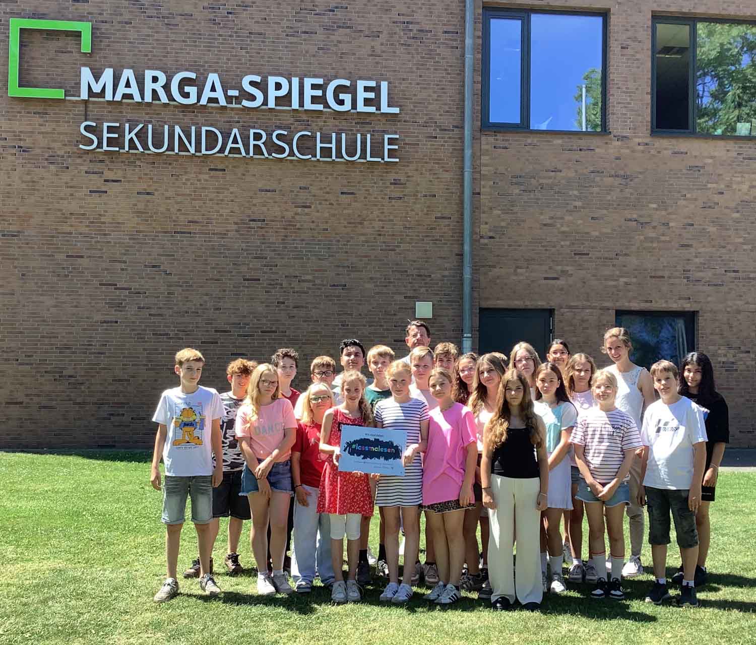 Die Klasse 7e der Marga-Spiegel-Schule hat eine Autorenlesung geplant. Foto: MSS