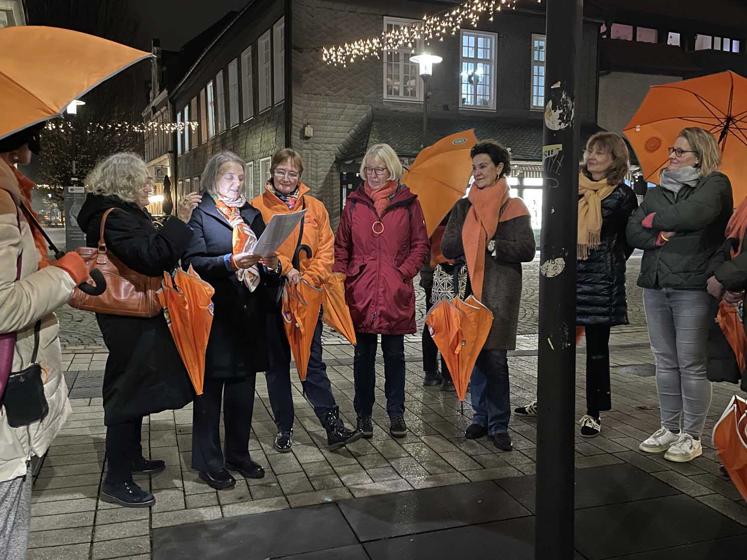 Dr. Anke Schwarze führte durch Werne und erzählte die Geschichte von Herzlieb Herzig. Foto: privat