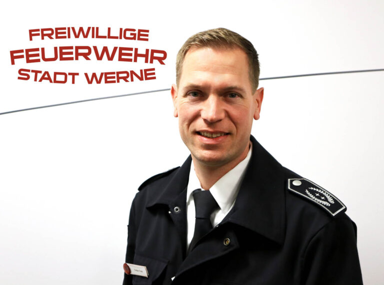 Tobias Tenk ist Leiter der Freiwilligen Feuerwehr Werne. Foto: FFW