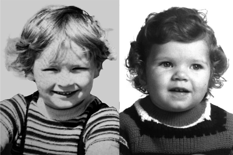 Wer erkennt sie? Die Fotos zeigen das neue Stadtprinzenpaar in jungen Jahren. Fotos: privat