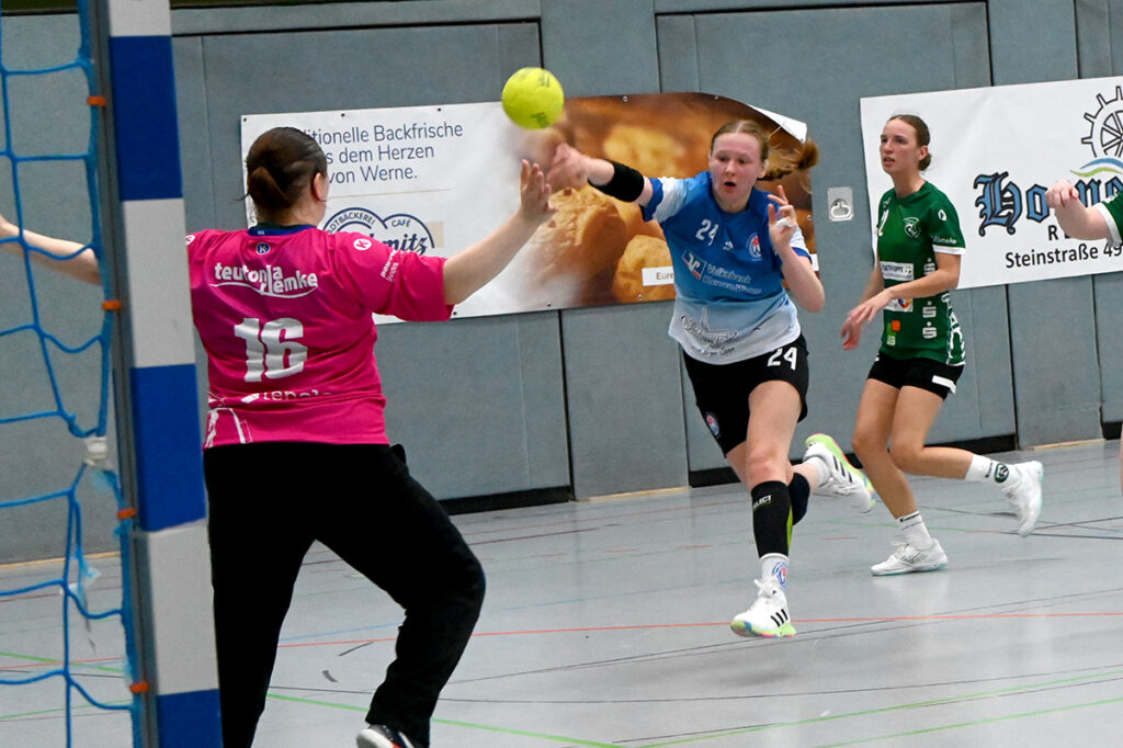 Jana Schindelbauer traf gegen Riemke dreimal. Foto: MSW