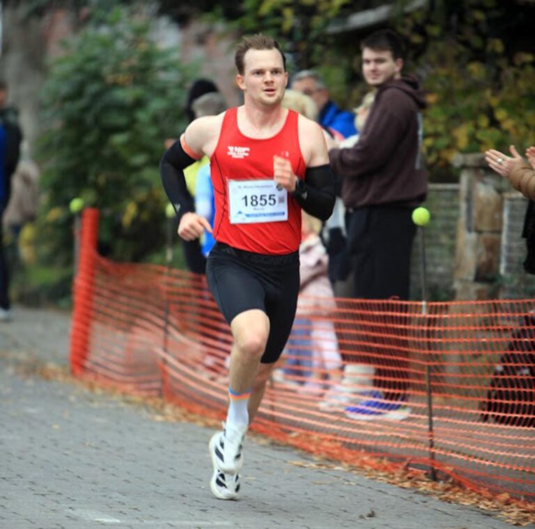Der frühere Läufer des TV Werne, Marvin Pufahl, belegte beim Fünf-Kilometer-Lauf den sechsten Gesamtplatz. Fotos: Isabel Schütte