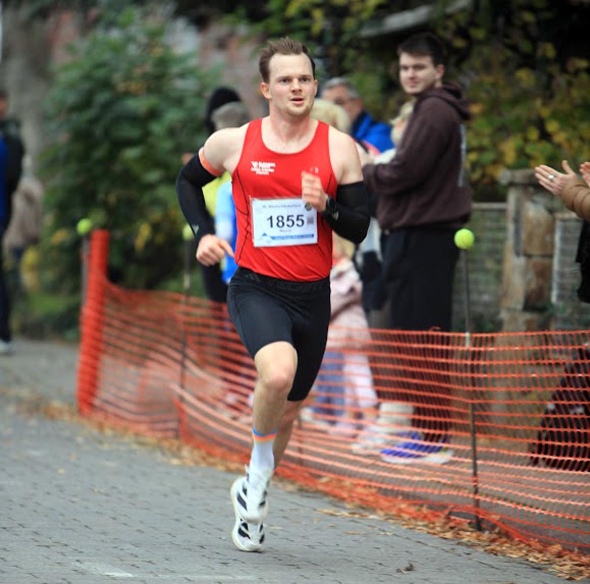 Der frühere Läufer des TV Werne, Marvin Pufahl, belegte beim Fünf-Kilometer-Lauf den sechsten Gesamtplatz. Fotos: Isabel Schütte