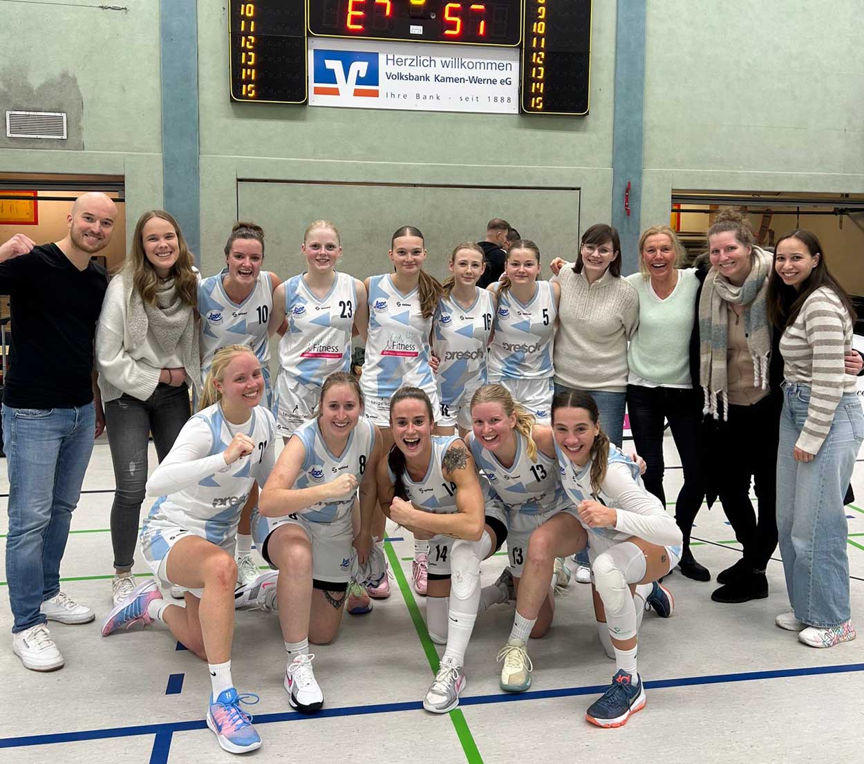 Die LippeBaskets-Damen surfen auf einer Erfolgswelle, siegten auch gegen Westfalia Kinderhaus. Foto: Verein