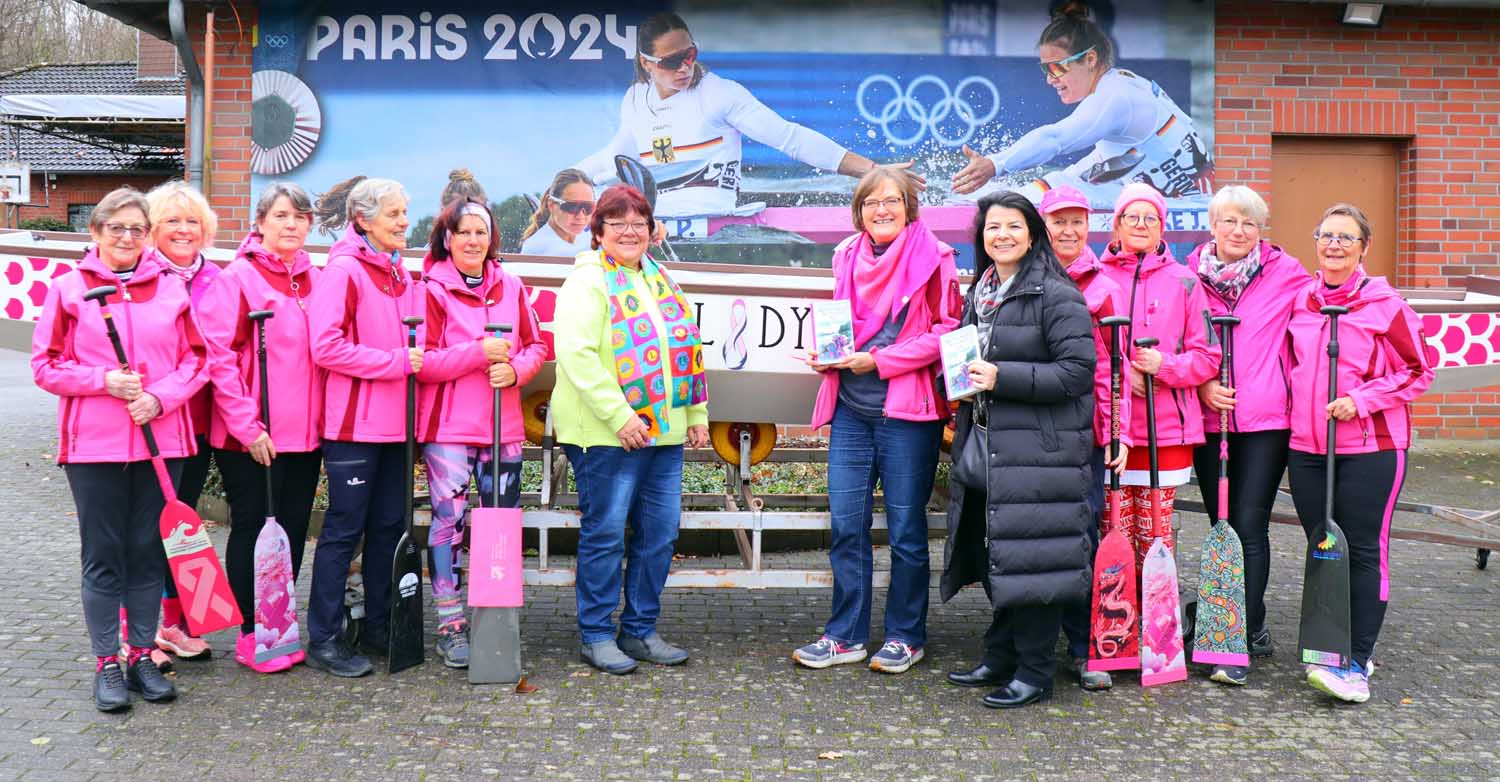 Die Ladybugs erhielten eine großzügige Spende aus den Händen des Lions Club Stever-Lippe Lady-Lions. Foto: privat