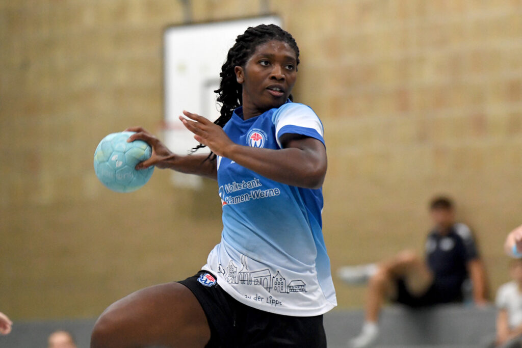 Auch die sieben Tore von Myriam Hins konnten die Niederlage in Gladbeck nicht verhindern. Archivfoto: MSW