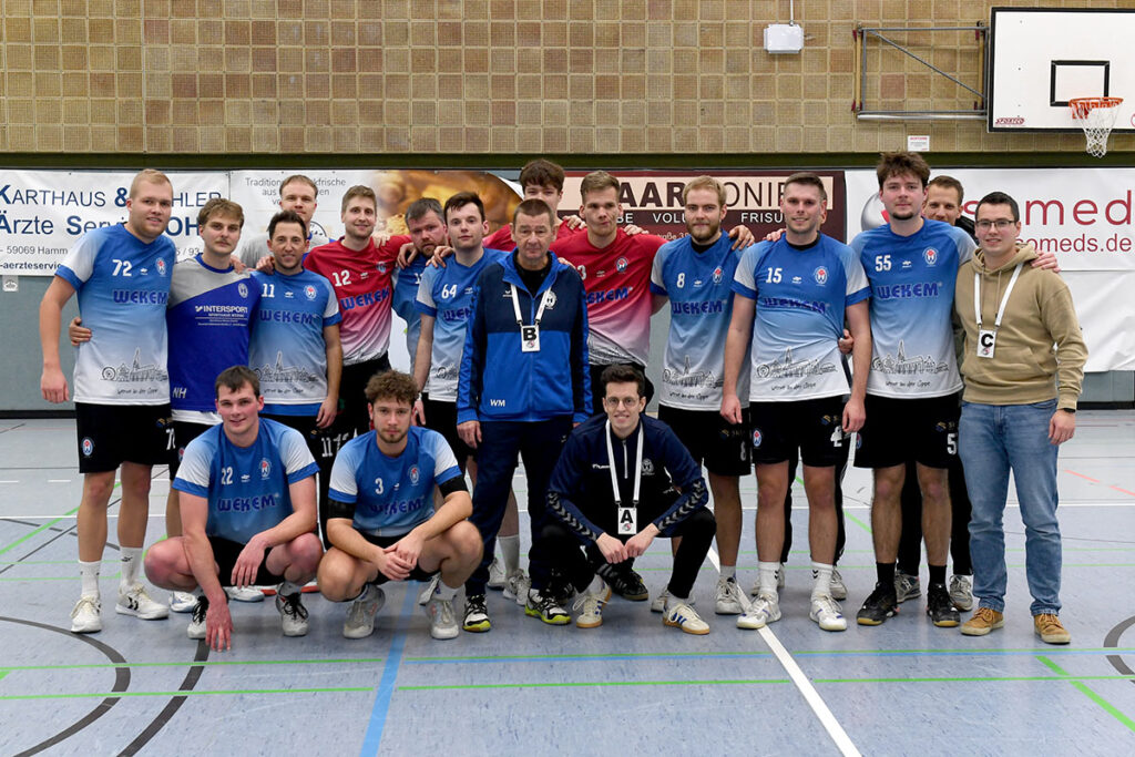 Mit einem Unentschieden beenden die Handballer des TV Werne das Jahr als Tabellenzweiter. Foto: MSW