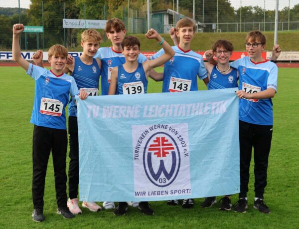 Die U16-Leichtathleten des TV Werne sind als "Mannschaft des Jahres 2025" nominiert. Archivfoto: Verein