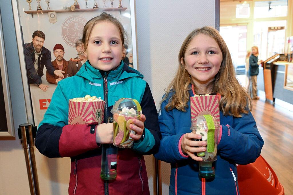 Bestens mit Getränken und Süßigkeiten versorgt, konnte der Filmnachmittag beginnen. Foto: WSC