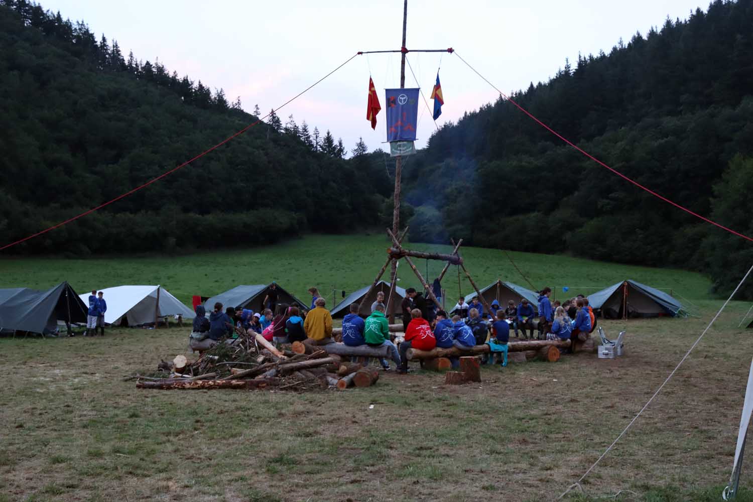 Das Zeltlager der Kloster- und Kolpingjugend ist sehr beliebt und auch für 2026 wieder stark nachgefragt. Foto: privat