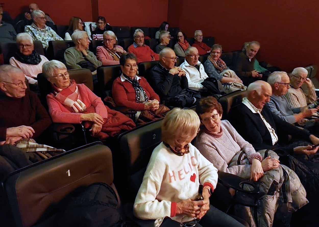 49 Mitglieder der TOP 50 Gruppe des WSC nahmen am Filmnachmiitag im Werner Kino teil. Foto: Prömel